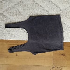 American Eagle Outfitters gray crop top, size small